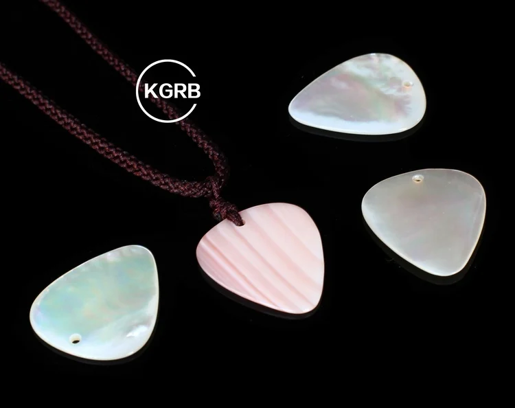 KGRB Abalone медиаторы для гитар металлический корпус гитары пальчиковые
