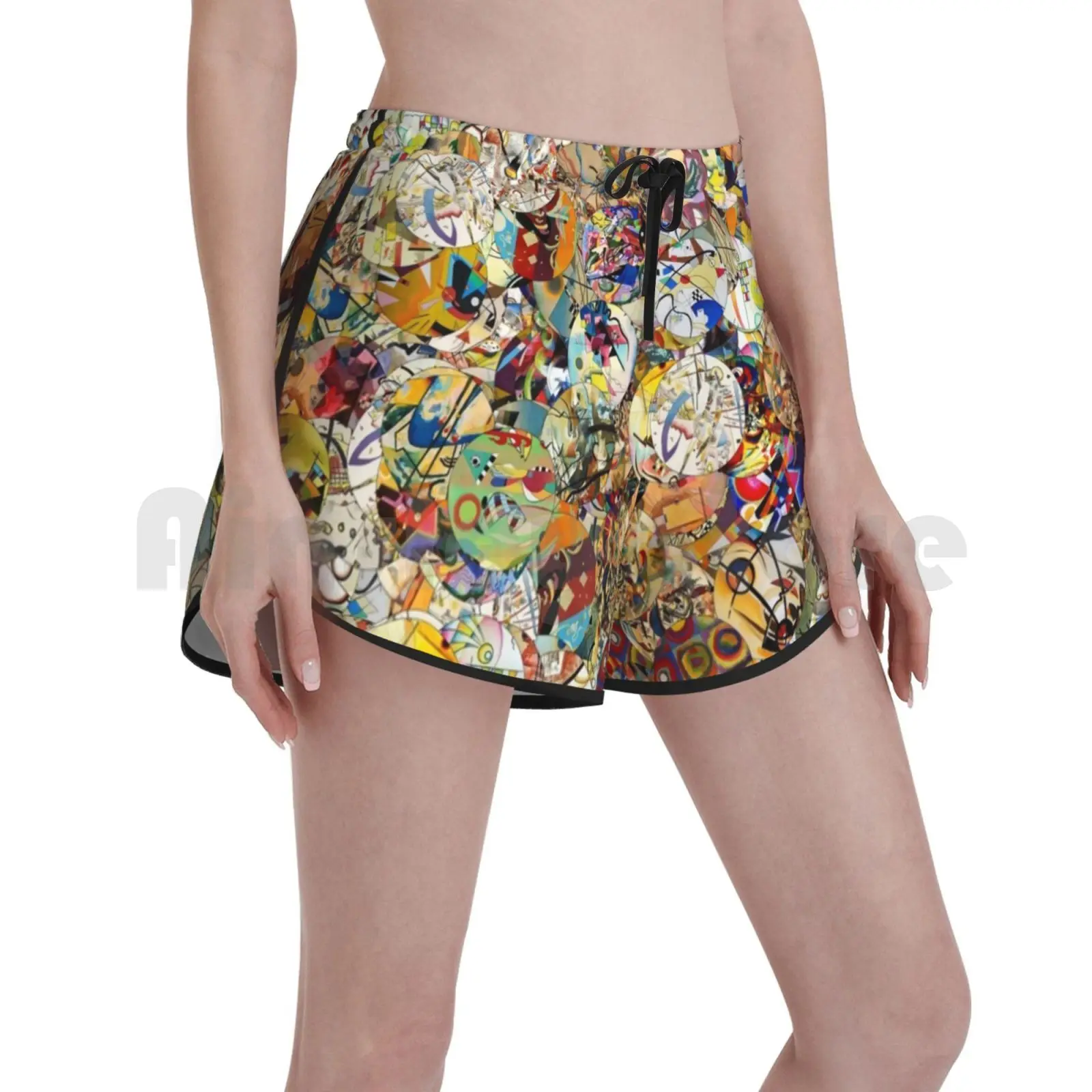 

Женские пляжные шорты для плавания Wassily Kandinsky
