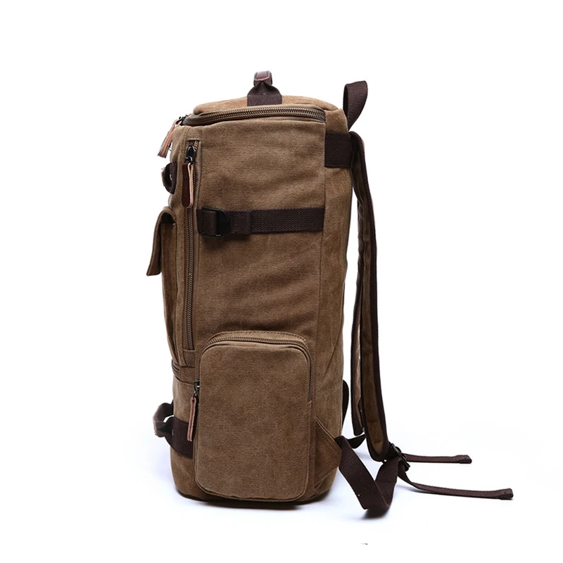 Bokinslon холщовый мужской рюкзак большой емкости Повседневная дорожная сумка