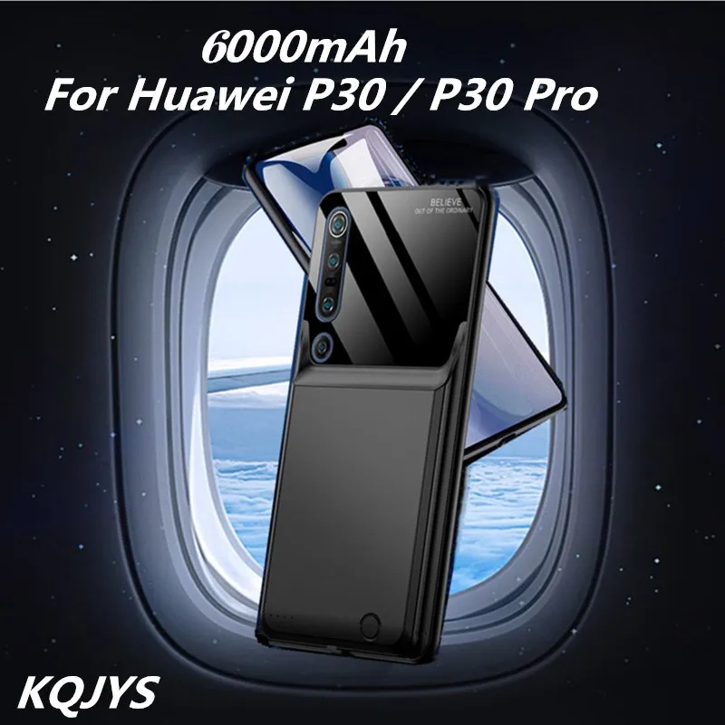 

6000mAh Portable Power Bank Battery Charger Cases for Huawei P30 Pro Battery Case UltraThin Charging Cover Case for Huawei P30