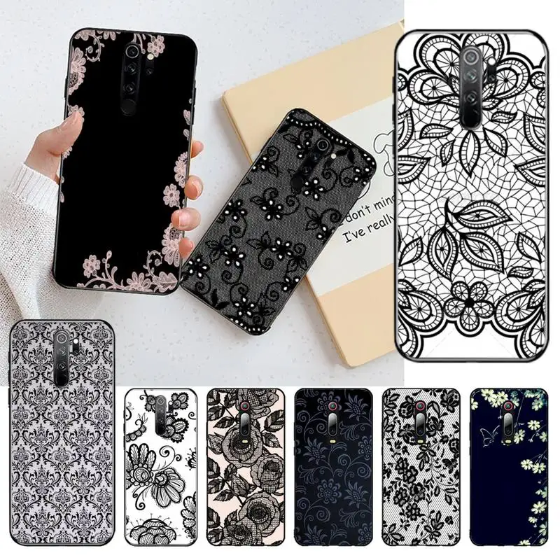 Сексуальный цветочный кружевной чехол для Redmi Note 8 8A 8T 7 6 6A 5 5A 4 4X 4A Go Pro|Бамперы| |