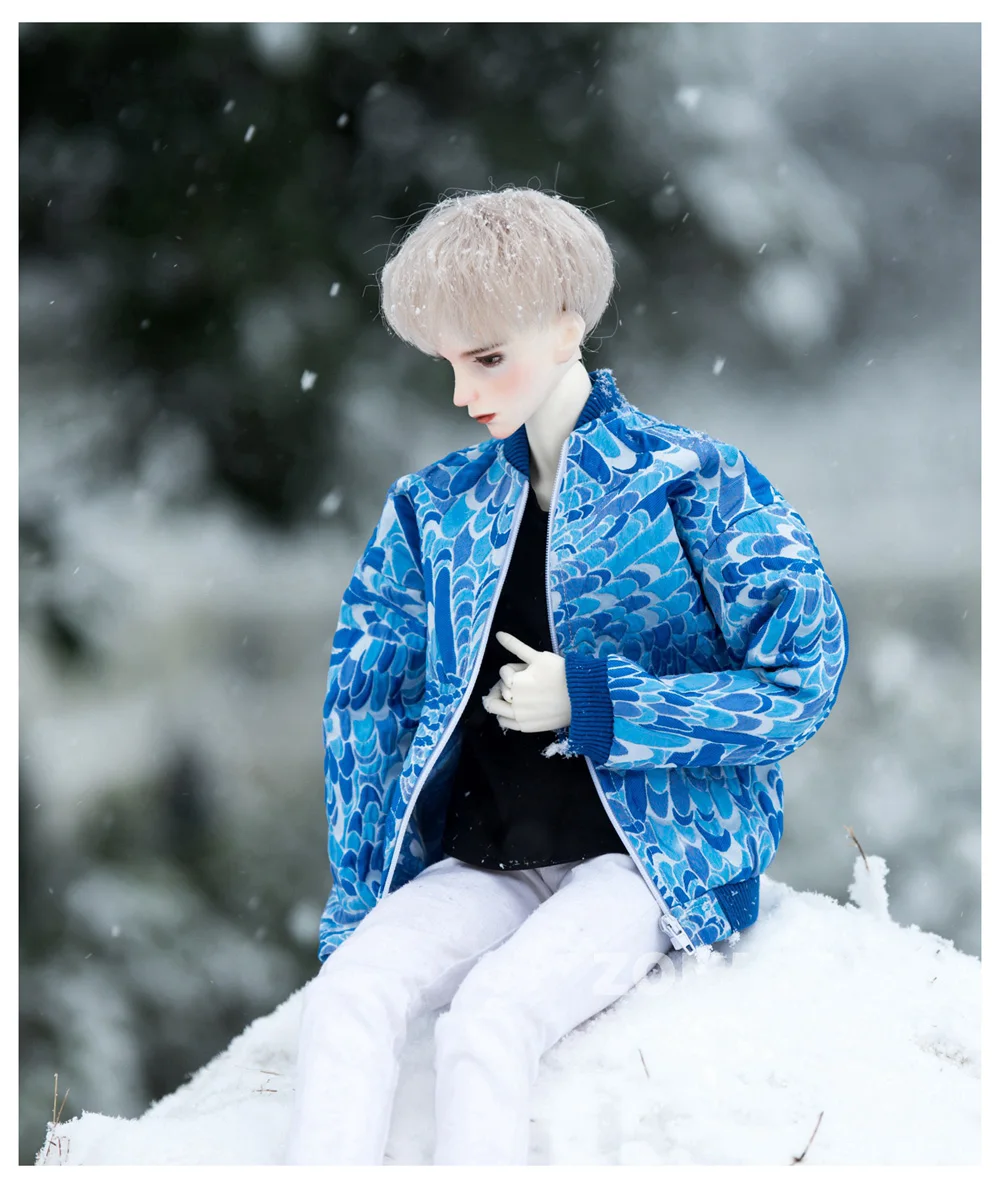 

1/4 1/3 Scale BJD Accessories Doll Clothes Zipper Jacket Coat for BJD/SD MSD SD13 SD17 SSDF Uncle.Doll not included C0803