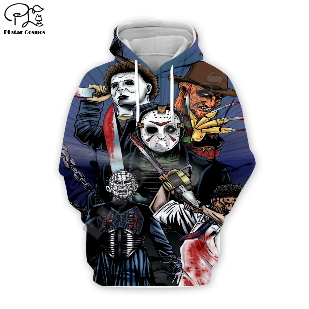 PLstar Cosmos Хэллоуин ужас искусство смешной спортивный костюм Повседневный