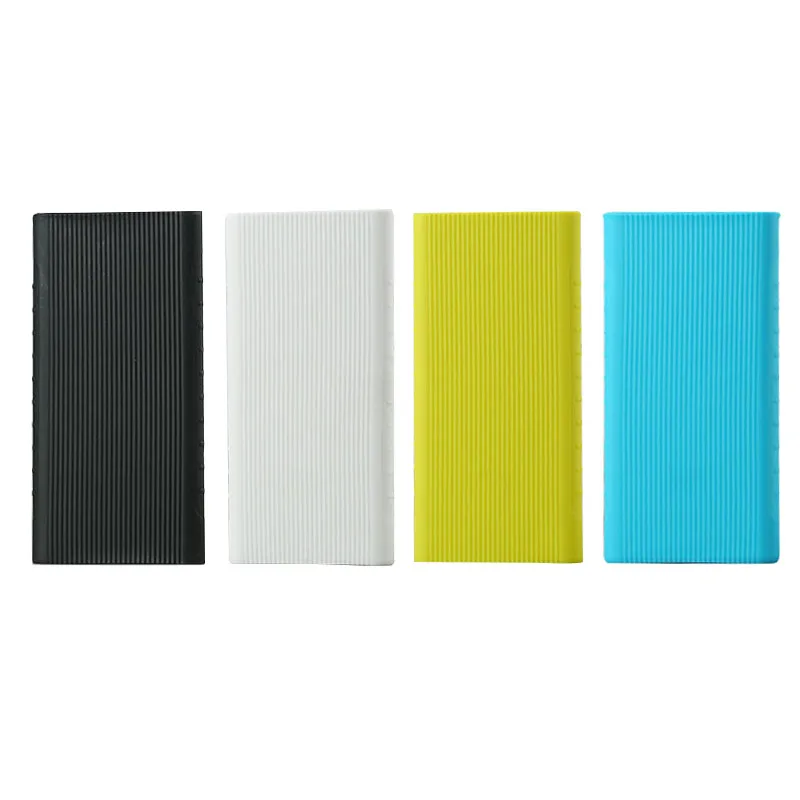 Силиконовый защитный чехол для Xiaomi power Bank 2 10000 мАч, двойной usb-порт, грязеотталкивающий чехол, чехол для power bank, модель PLM09ZM