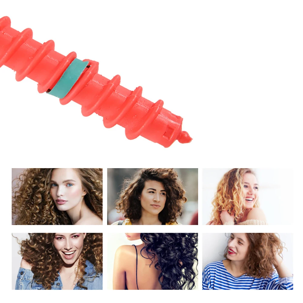 

26pcs Durable Barber Hairdressing Spiral Hair Perm Rod Plastic Salon Tool