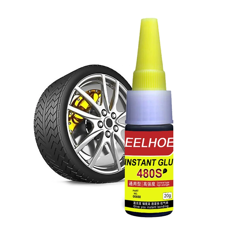 

Tire Glue Universal Waterproof Car Rubber Repair Tire Glue Temperature Resistant 20g Window Speaker Seal Tire Repair Glue