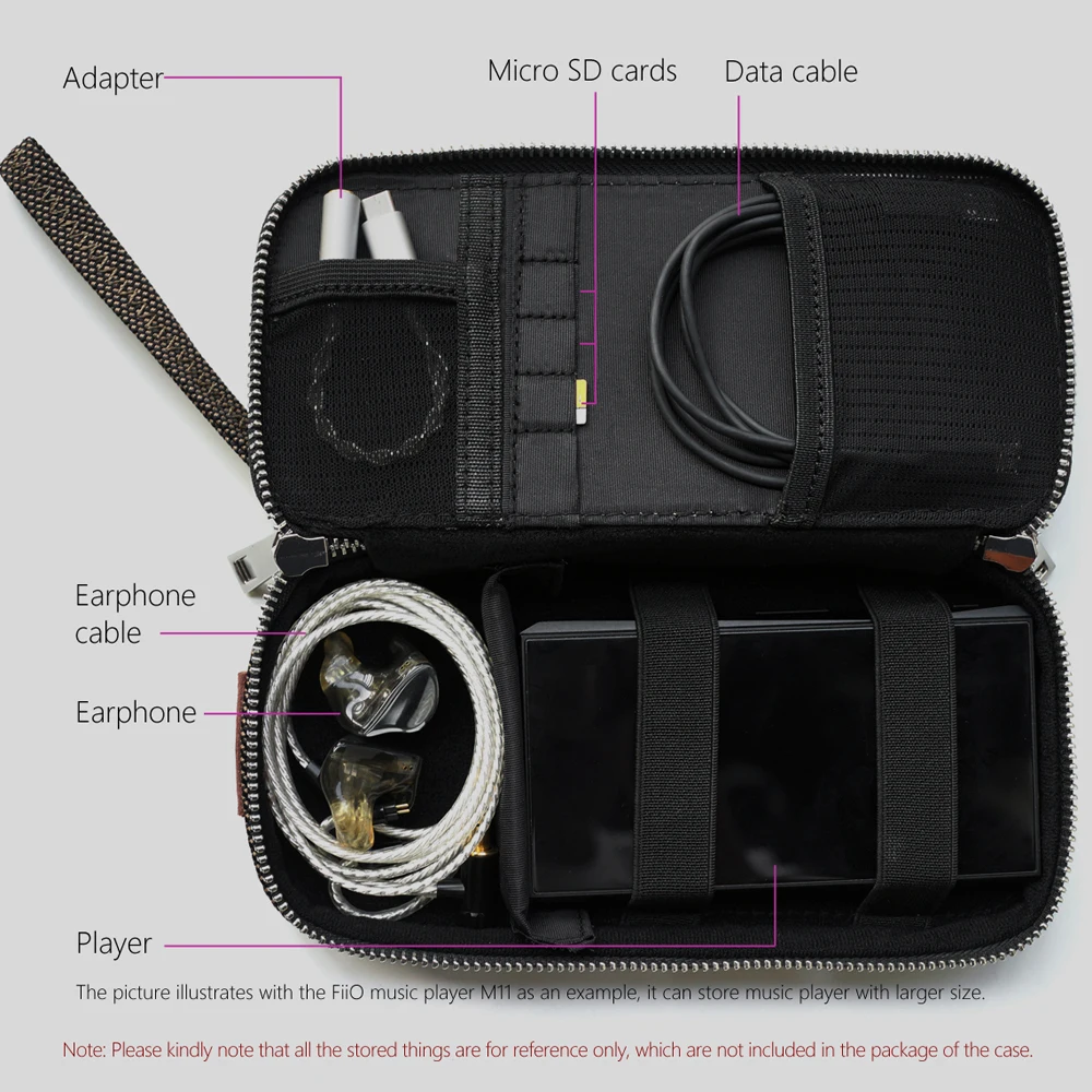 DD C 2019 Портативный Hi Fi чехол для переноски наушников коробка хранения сумки FIIO