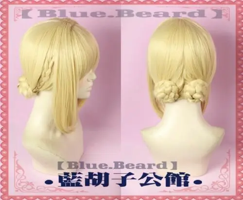 Violet Evergarden Weiou Ruite Two Buns Стиль Аниме Косплей Костюм Хэллоуин вечерние волосы парик |