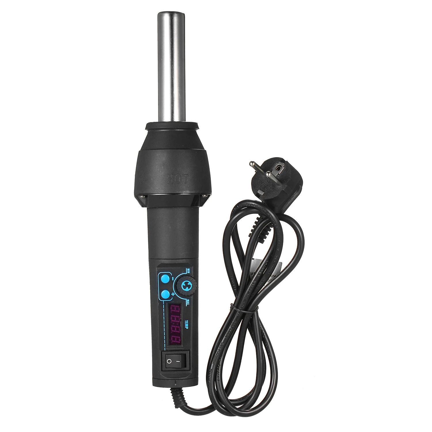 Цифровой портативный тепловой фен 110 В/220 В ручной нагреватель воздуха паяльная