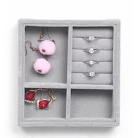 fashion sale small jewelry tray ring necklace storage organizer bracelet watch display drawer stuff finishing multi functional
