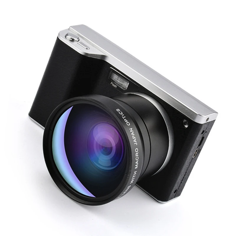 

4 Inch Digital Camera Ultra HD 24 Million Pixel 1080P 12X Optical Zoom Mini Single Camera IPS Press Screen SLR Camera
