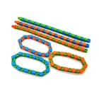 Сенсорные игрушки-антистресс забавная цепочка антистрессовые детские дети взрослые велосипедные цепи браслет-Спиннер пазл-змея обучающие игрушки