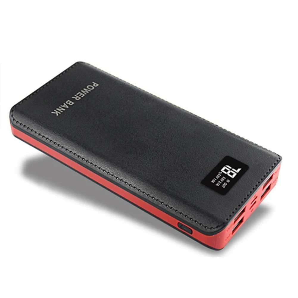 Внешний аккумулятор на 9600 мА · ч с 4 USB портами и ЖК дисплеем|Перезаряжаемые