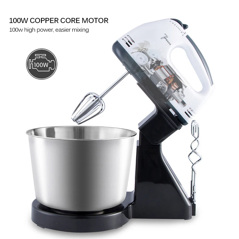 Электрический пищевой миксер электрическая подставка для еды ручной миска