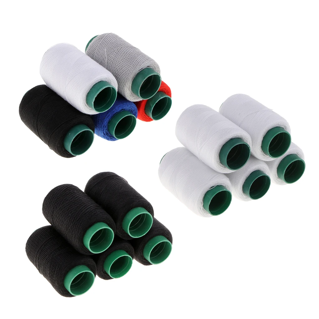5 шт. швейная нить 219 ярдов набор полиэфирных нитей катушки для швейной машины