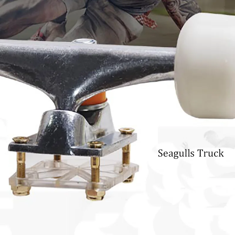 

31 Inch Paint SkateboardPure Color Double Rocker Skate BoardSeagulls Truck Fexible Maple Adult Beginner Road Brushing Street
