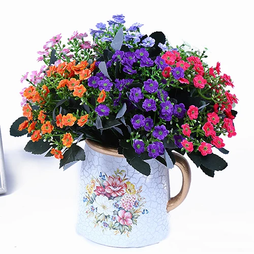 Цветы из шелка 6 веток 36 головок | Дом и сад