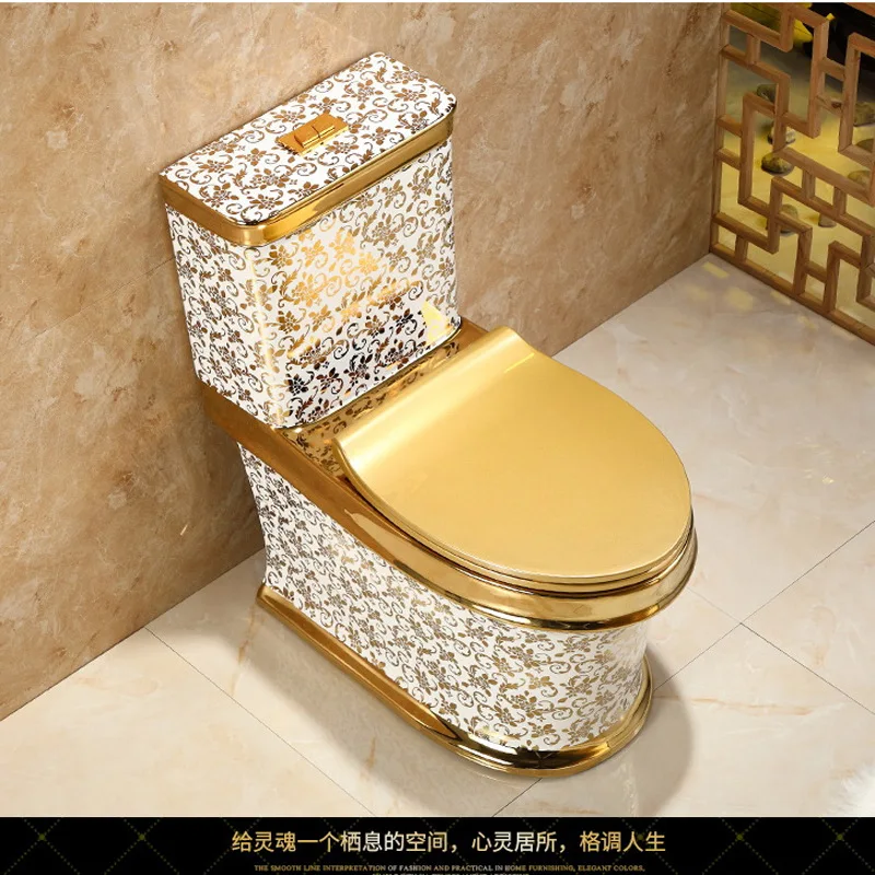 Местный Золотой туалет унитаз позолоченный для отеля|Туалеты| |