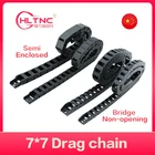 Мост кабельная цепь 7*7 провод передачи Перевозчик пластиковой тяги для 3D принтера CNC гравировальный станок