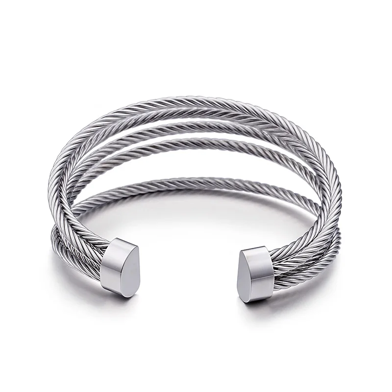 Женский браслет из нержавеющей стали SEROPAL Hiphop Party крутой модный подарок с круглым