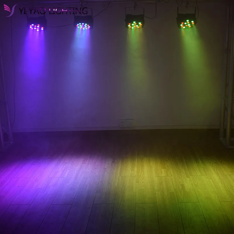 Светодиодный RGB светильник Par 18x3 Вт с DMX512 для дискотеки DJ проектора