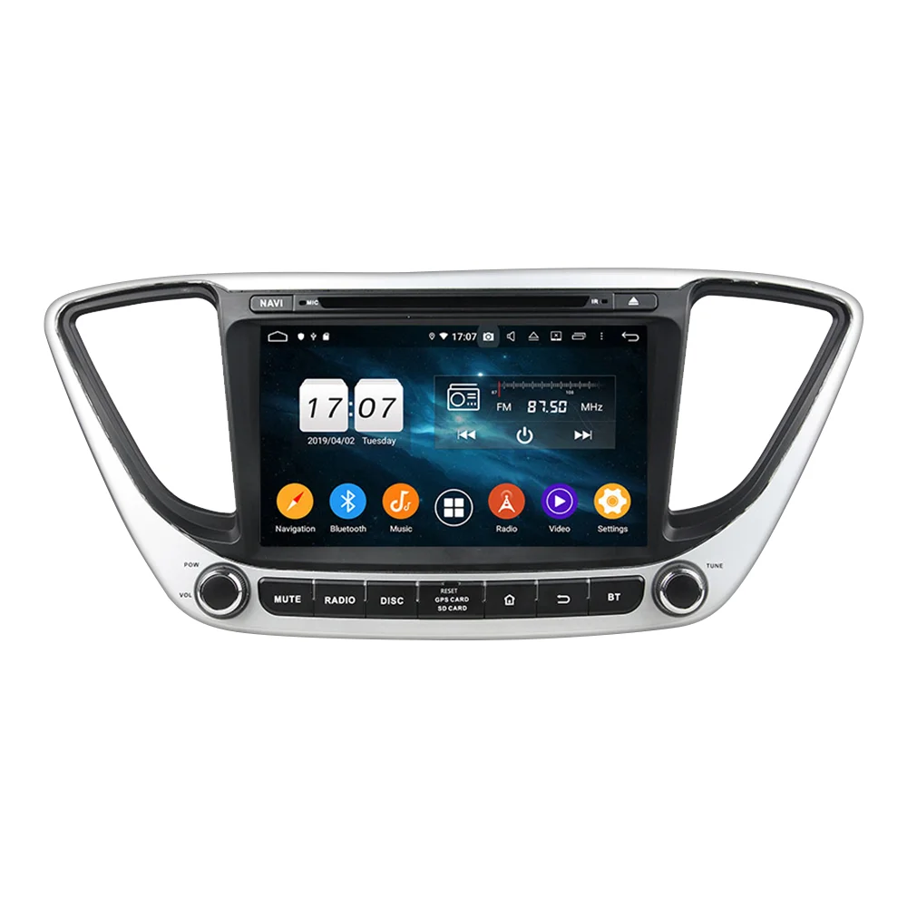 

For Hyundai Verna 2016-2019 PX6 Screen Android 10.0 4+128G Car Multimedia Player Video Audio Stereo GPS Navigation Head Unit DSP