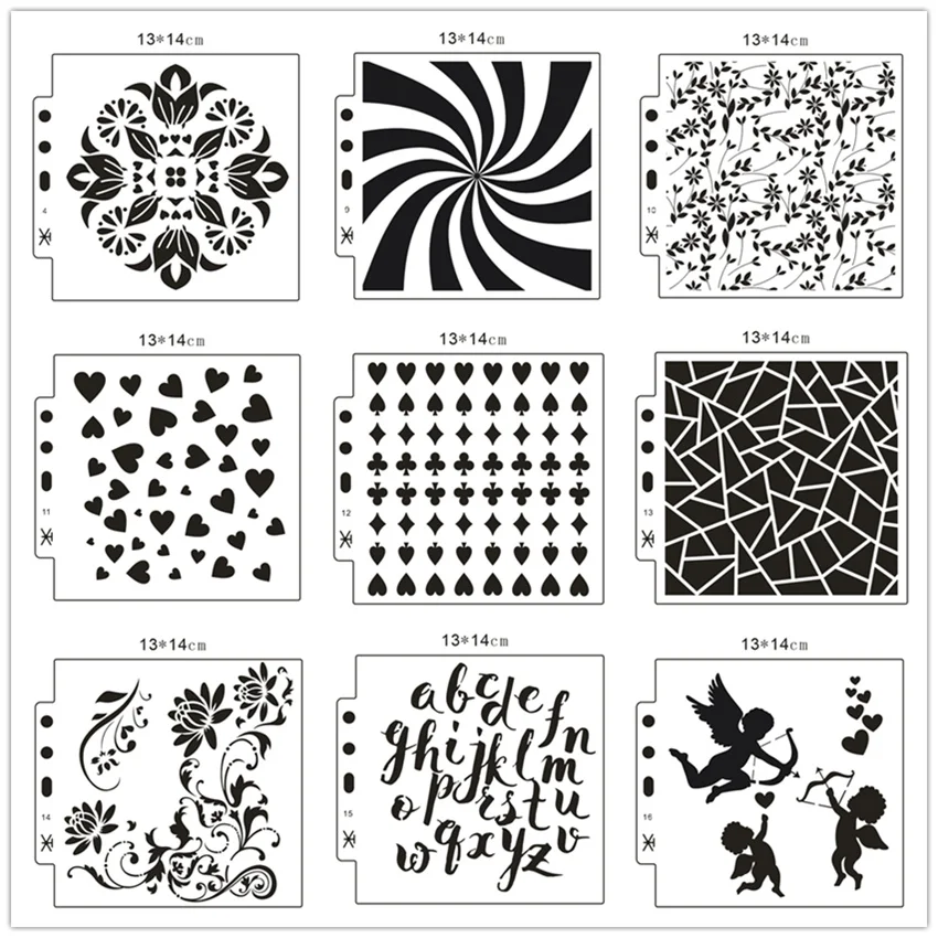 13*14 цирковые трафареты для скрапбукинга Пластиковая форма щит сделай сам торт