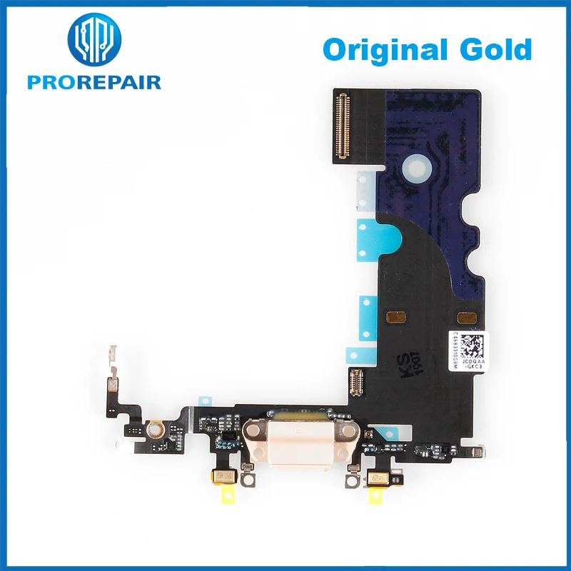 original gold 5 шт./лот официальный зарядный порт для iPhone 8 док-разъем Flex для iPhone 8G 4,7 - Цвет: original gold