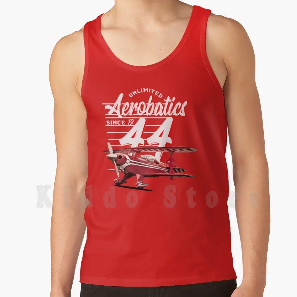 

Unlimited Aerobatics tank tops vest sleeveless Biplane Pitts Special Aerobatics Airplane Tshdesigns Radio