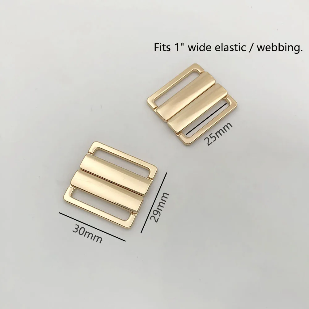 Зажим для бюстгальтера застежка спереди 25 мм