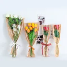 50 шт., бумажные пакеты для упаковки розы