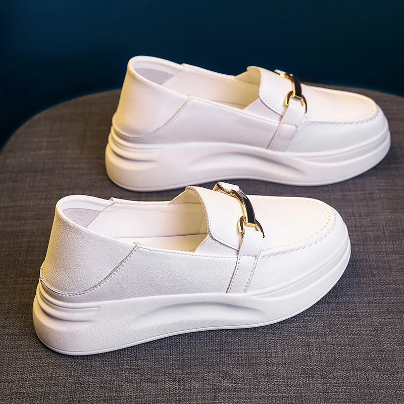 

Women's Shoes with High and Thick Soles In Summer Fashionable and Comfortable Leisure Style Simple Design Youth Color