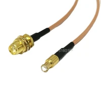 new modem coaxial cable sma female jack to mcx male plug connector rg316 cable adapter 15cm 6inch rf pigtail