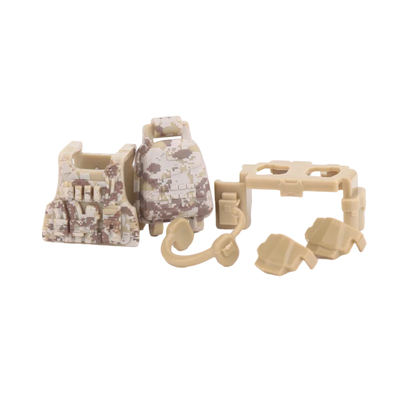 Конструктор Военный современный армейский полицейский солдат строительные