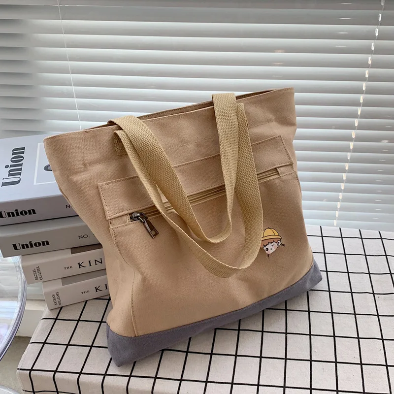 

Women 2021 Luxury Handbags Designer Student Bag Canvas Handbag Top Quality Shoulder Bag Female Large Capacity Fashion Tote Bag