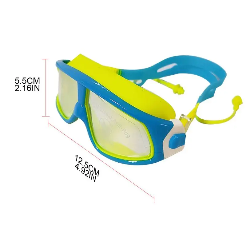 

Children's Large Frame Waterproof Electroplated Swimming Goggles Phantom Junior With UV Protection&Anti-fog Eyes Protection Part