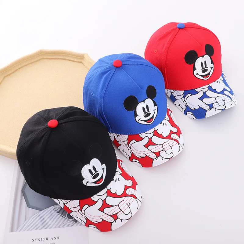 

Disney Mickey Anime Cotton Children's Cap Baseball Cap Birthday Gifts