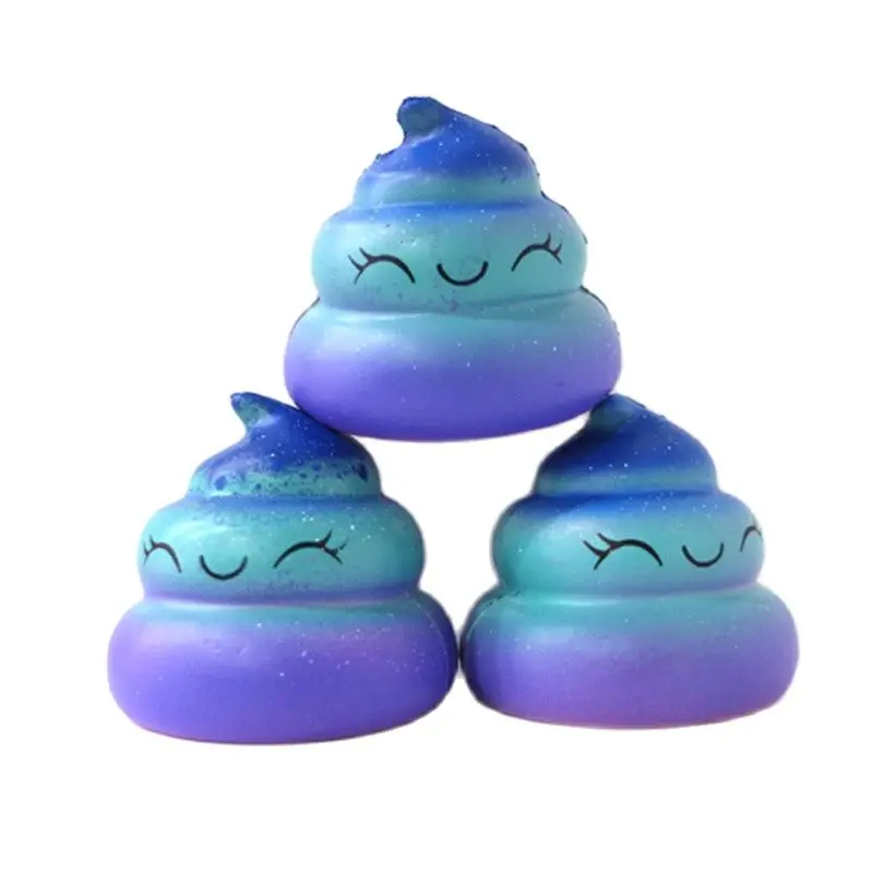 1 шт. Новинка Kawaii Poo Squishy медленно растущий милый мультяшный poo мягкие сжимаемые
