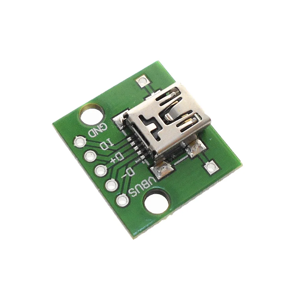 Адаптер MINIUSB для DIP адаптера Женская фотоплата патч 2 54 мм встроенной сварки мини