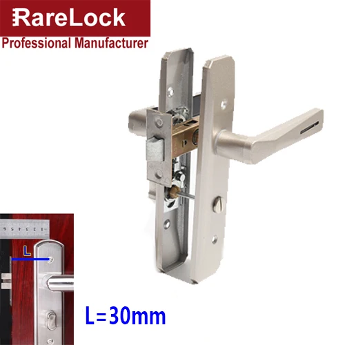 Дверной замок без ключа для спальни ванной комнаты женской туалетной одежды