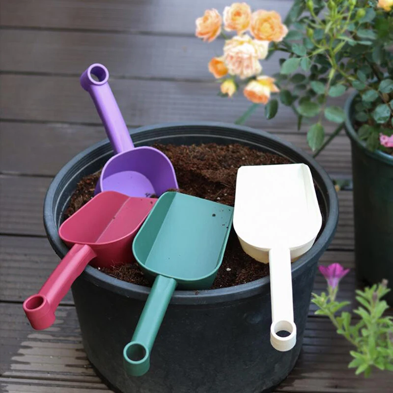 

Plastic Loose Soil Spade Plant Shovels Flowers Vegetable Planting Gardening Tool Weeding Sowing Sturdy Anti Slip Handle
