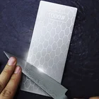 Кухонная Алмазная точилка для ножей, шлифовальный камень с одной стороны, домашний ручной точильный камень с Сотами