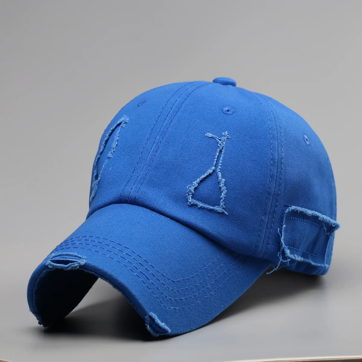 

Men's hole baseball cap four seasons fashion button type outdoor cap simple Vintage visitor cap women's casual card machine driv