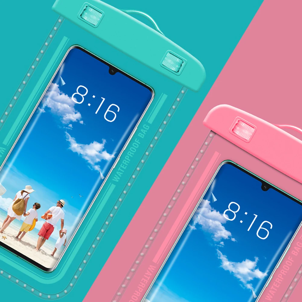 Водонепроницаемый чехол для телефона дайвинга плавания подводного сухого