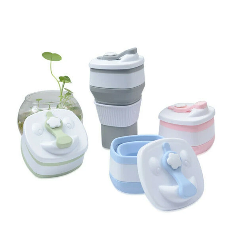 Складная силиконовая чашка для путешествий многоразовая чая и кофе 300 мл 2019 | Дом