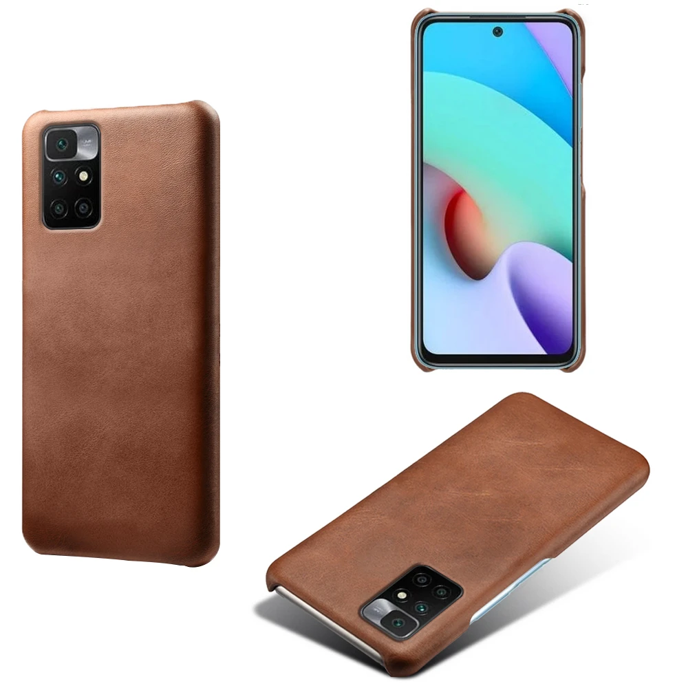 

For Xiaomi Redmi 10 Prime Note 10 10S 8 7 9 Pro Funda Luxury Slim Vegan Leather Case For Xiomi Redmi Note10 5G 9A 9C 8A 7A Cover