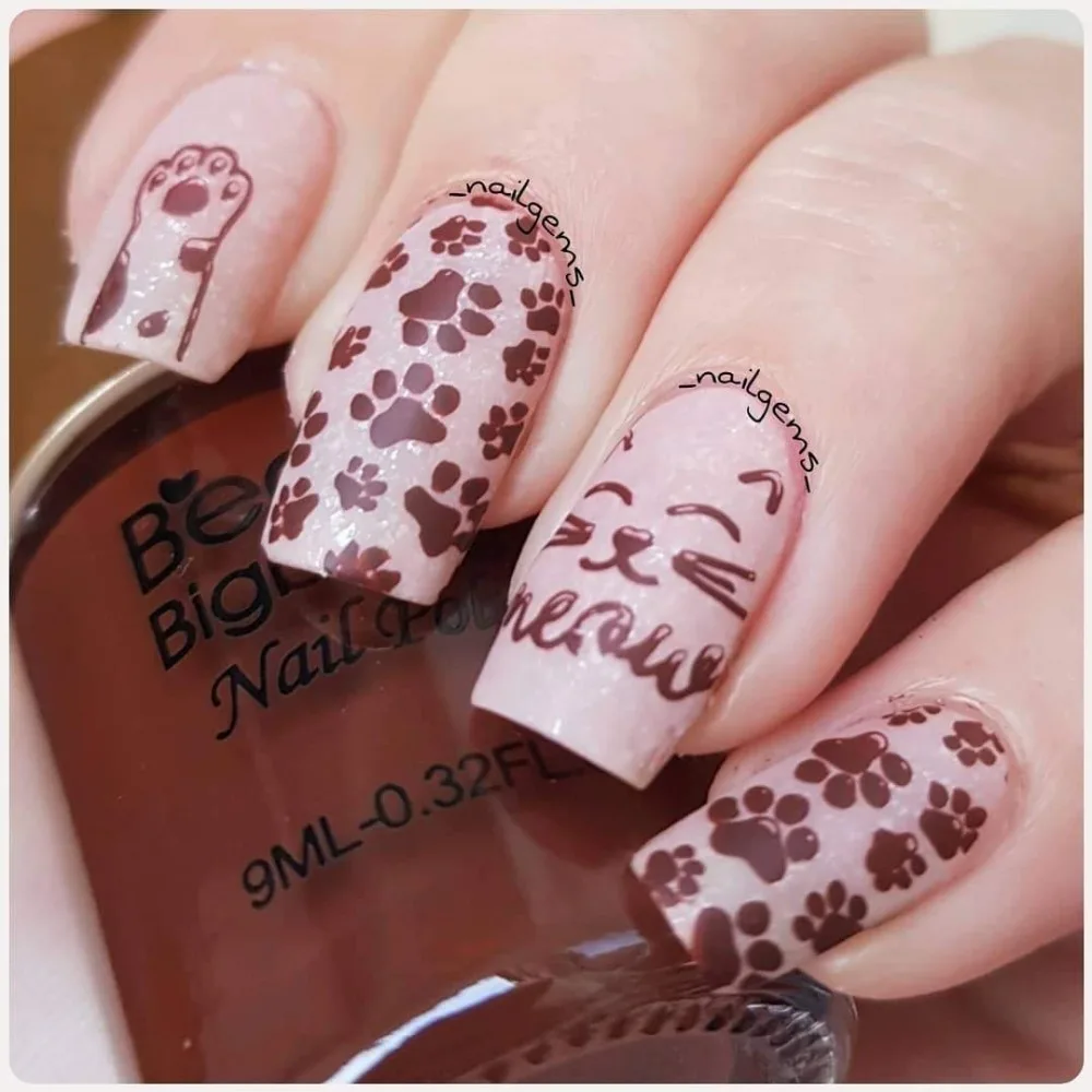 BeautyBigBang набор штамповочных пластин 8 шт. для дизайна ногтей 6*12 см прямоугольная винтажная нержавеющая сталь летний цветочный набор шаблонов для ногтей с сумкой