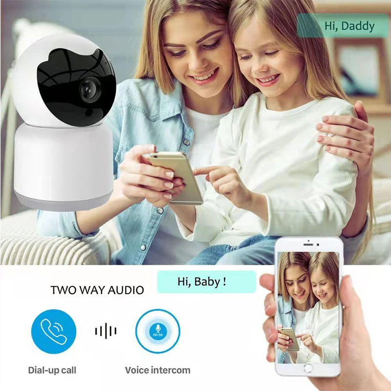 

2MP IP Camera Tuya Smart Surveillance Camera Automatic Tracking Smart Home Security Indoor WiFi Wireless Baby Monitor