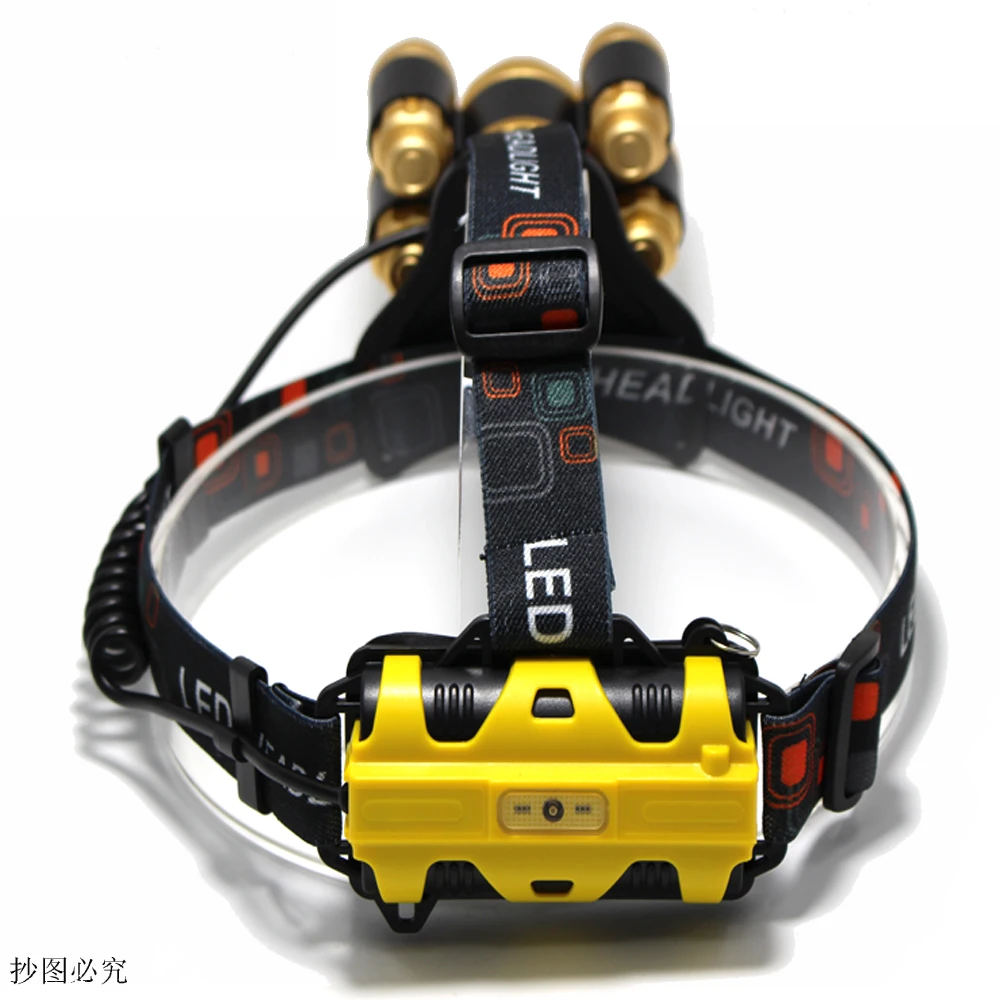 Фонарь налобный светодиодный 18650 лм 4 режима|led headlamp|head light torchhead |