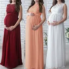Длинное платье для беременных TELOTUNY, кружевное платье макси без рукавов для беременных, реквизит для фотосессии, вечерние платья для свадьбы